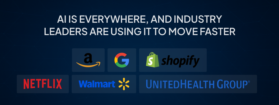 icons of companies that already widely use AI icons of companies that already widely use AI