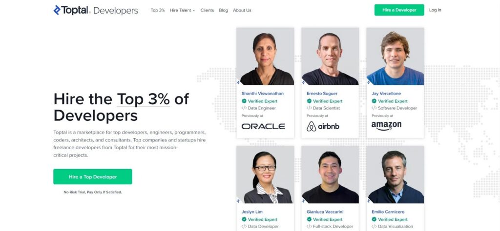 toptal website toptal website