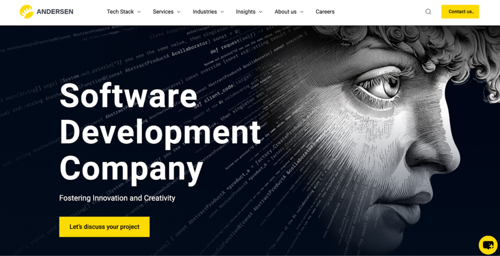 Andersen website Andersen website