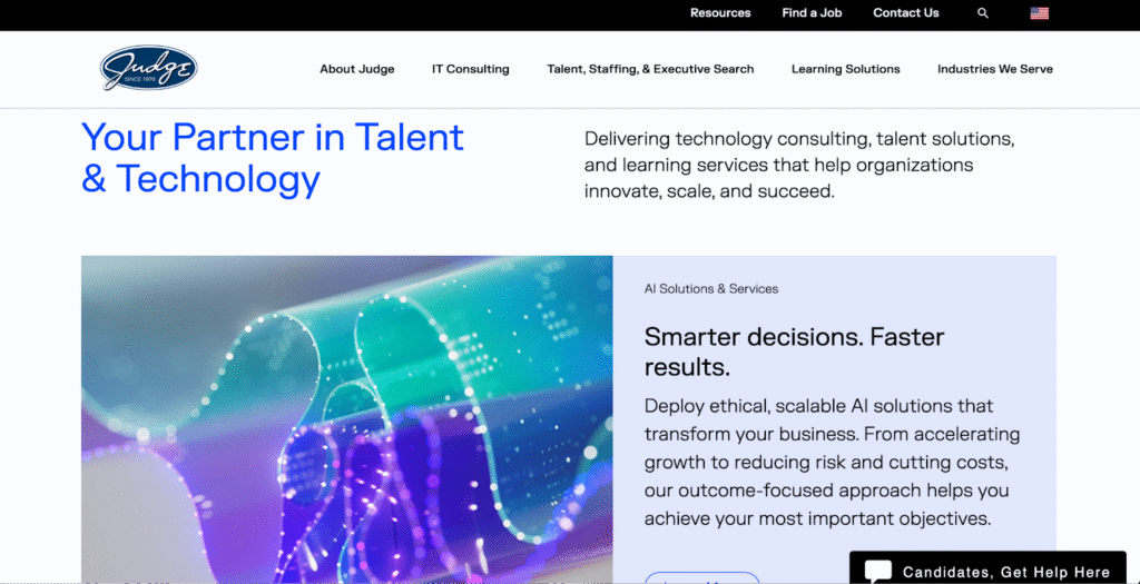 Judge Group website Judge Group website