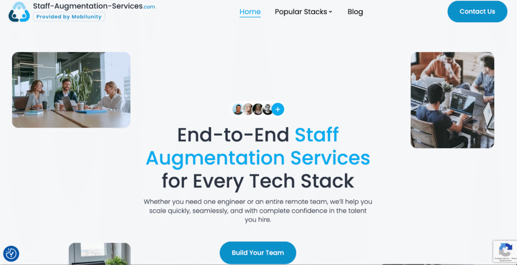 Staff Augmentation Services website Staff Augmentation Services website
